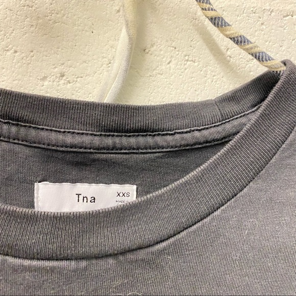 TNA GD Black Crewneck Mainland Basic T-shirt - Picture 3 of 5